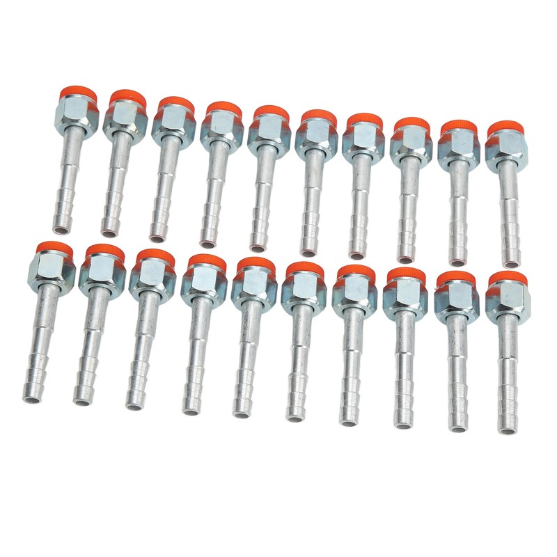 20PCS Air Conditioning Hose Barb Fitting Straight Aluminum High Strength