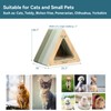Petsfit Cat Houses for Indoor Cats,Modern Style Wood Cat House