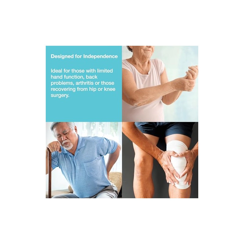 Cubii Health Stocking Aid, Contoured, Makes Dressing Easier, Promotes Independence