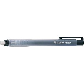 Ecobra # 760301 Refillable Eraser Pen Transparent Black