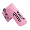 SHABIER Pink Golf Putter Cover with NO.10 Design Headcover for