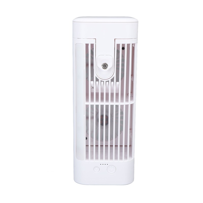 Desk Night Light Fan Power Adjustable Space Saving Quiet Multifunctional