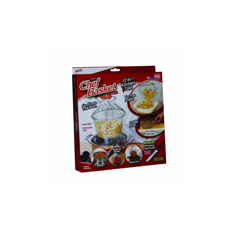 Telebrands 4615 -12 in 1 Kitchen Tool- Chef Basket