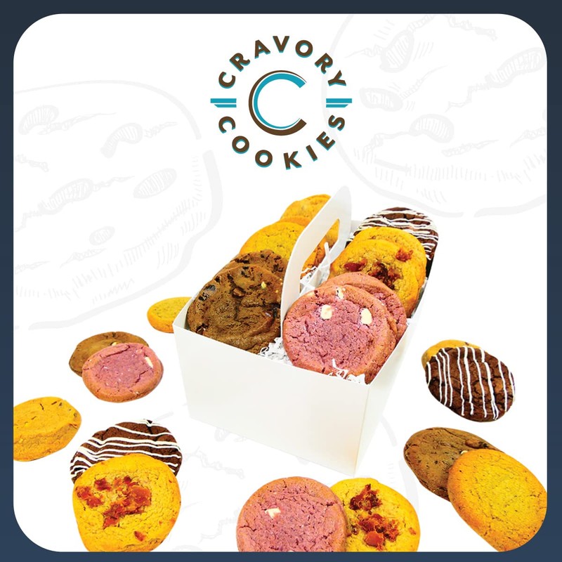 The Cravory: Freshly Baked Cookies - Adventurous Mix Variety Pack