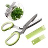 Kitchen Scissor, Herb Scissors 5 Blades Stainless Steel Great Kitchen