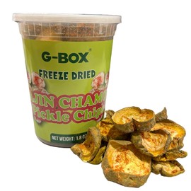 G-BOX Chamoy Freeze Dried Pickle Chips, Healthy Snacks for Adults - Low Calorie, Freeze Dried Food(1.8 Ounce, Chamoy)