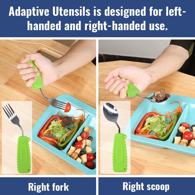 Adaptive Utensils, Weight Utensils for Tremors and Parkinson Patients, Utensil