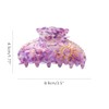 Cloud and Sun Hair Clip,PVC Claw Clip for Women,Women Hair