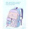MCWTH School Backpack for Girls, Lightweight Waterproof Cute Bunny School