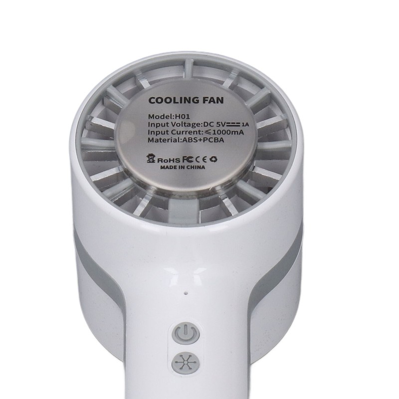 Handheld Cooling Fan USB Rechargeable Semiconductor Refrigeration Hand Fan with