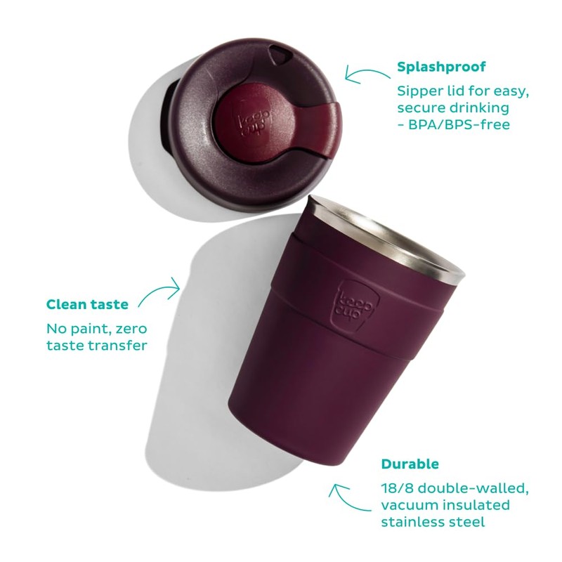KeepCup Thermal - Vacuum Insulated Stainless Steel, Reusable Coffee Cup