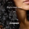 Renpure Moringa & Castor Shampoo, Plant-Based - Curl Enhancing -