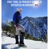 Pike Trail Waterproof Adjustable Leg Gaiters: for Hiking in Mud,