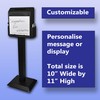 Suggestion Box with Stand, Floor Standing Offering Box, Heavy Duty