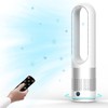 Bladeless Cooling Fan, 23.62 inch Tower Fan, 80° Oscillating Pedestal