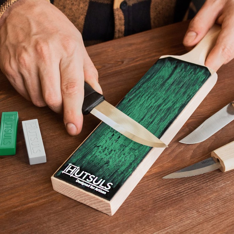 Hutsuls Leather Strop for Knife Sharpening - Get Razor-Sharp Edges