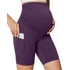 Ewedoos Maternity Biker Shorts with Pockets Buttery Soft Maternity Shorts