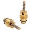 20 Pcs Air Conditioning Valve Core Aluminum Alloy Copper Automotive