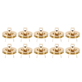 10 Sets/Pack Purse Lock Classic Style 2.1x2.7cm / 0.8x1.1in Replaceable Alloy Bag Fastener for DIY