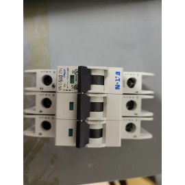 Eaton FAZ-D15/3-NA  Circuit Breaker, 15A, 277/480V, 3P, DIN Rail,