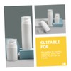 Healeved 3pcs Reusable Lotion Containers Airless Pump Bottles Pp Plastic