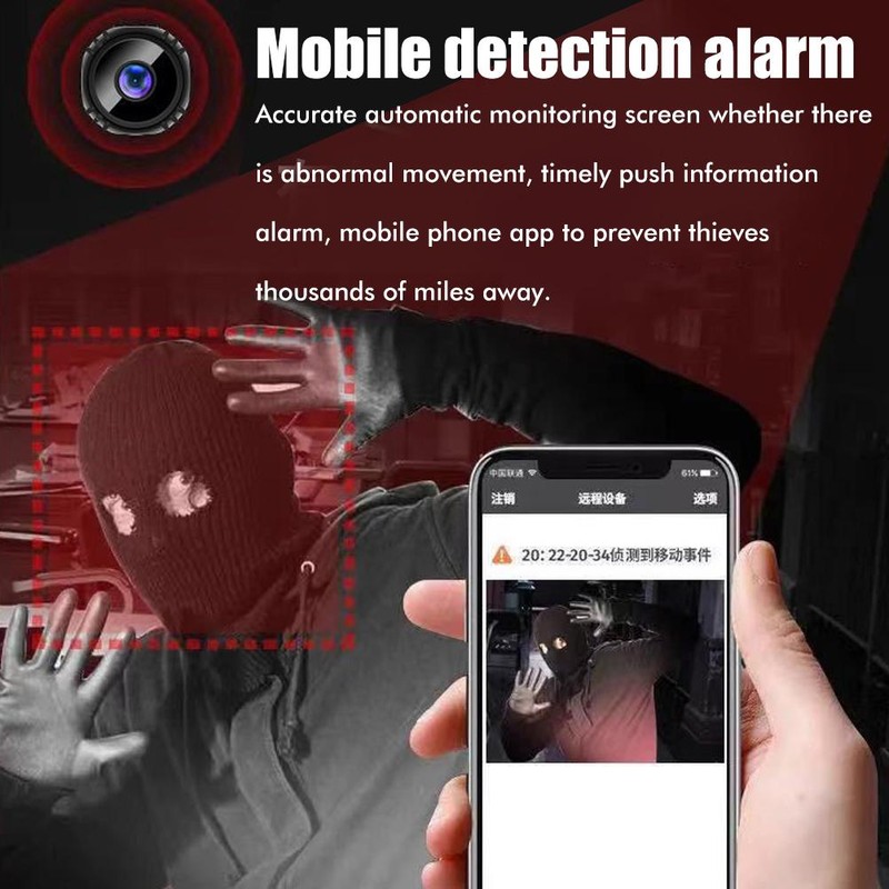 W8 Ultra Clear Wireless Monitor Camera Remote Monitoring Home Security