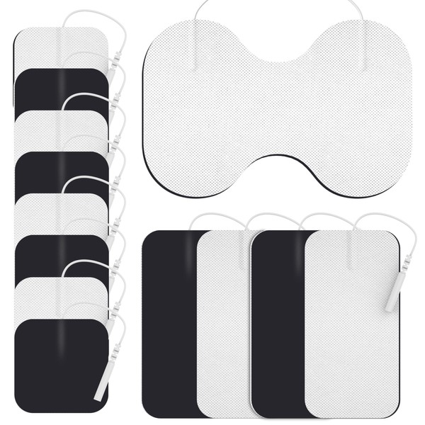 DOMAS TENS Unit Electrode Pads - Multi-Size Pack (XL), Reusable