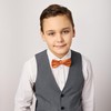 Ladeheid Children's Boys Bow Tie - Pre-Tied Adjustable Band, Matte