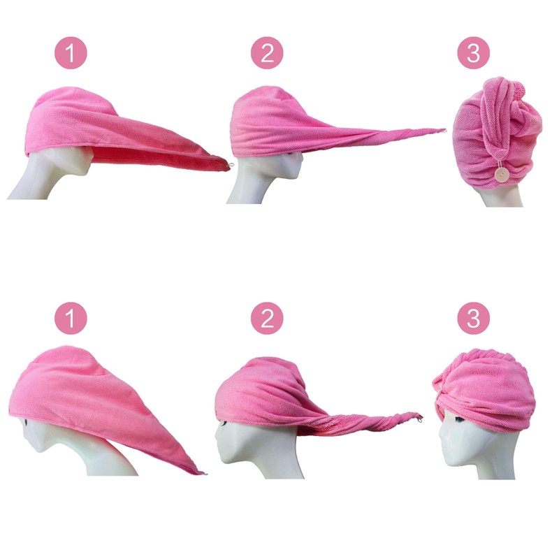 Polyte - Hair turban hair towel made of microfibre -