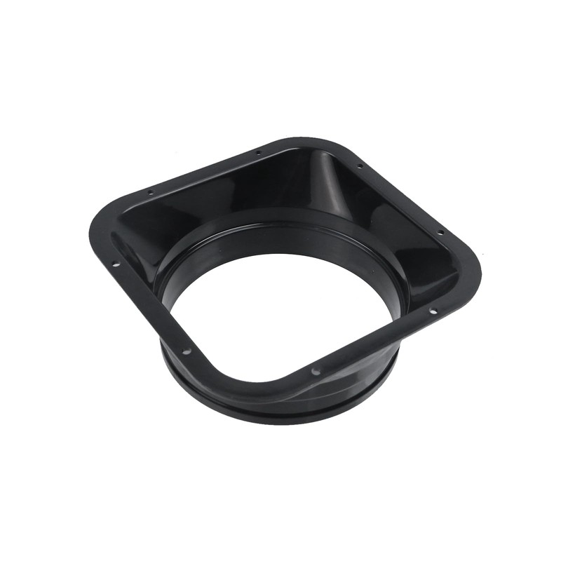 Geesatis 6 inch Duct Connector Flange,Metal Straight Pipe Flange Square