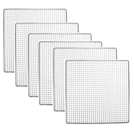 6 Pack Stainless Steel Tray UPGRADE 12" x 13" Compatible With Ivation Compatible With Gourmia Food Dehydrator Drying Replacement Bright Kitchen