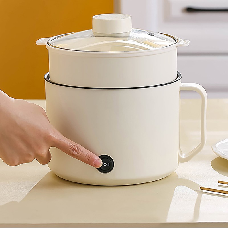 Mini Hot Pot Portable Fast Heating Easy to Clean Multifunctional