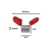 SG Store 10pcs Small Bead Stoppers Stainless Steel Bead Stoppers