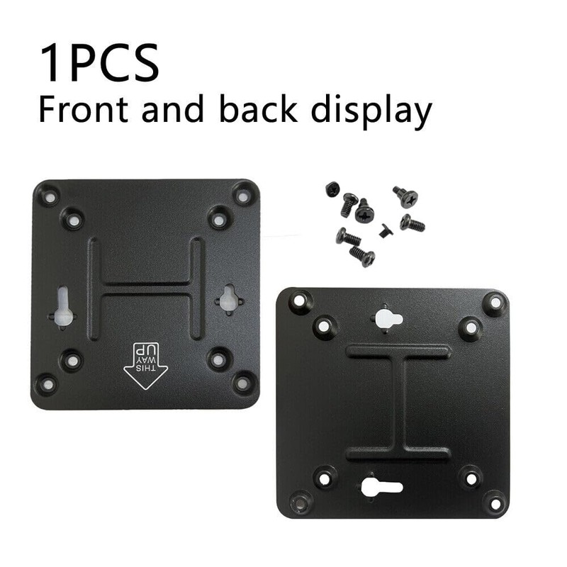 HSSDTECH Intel NUC VESA Adapter Mount Bracket with 8pcs Screws