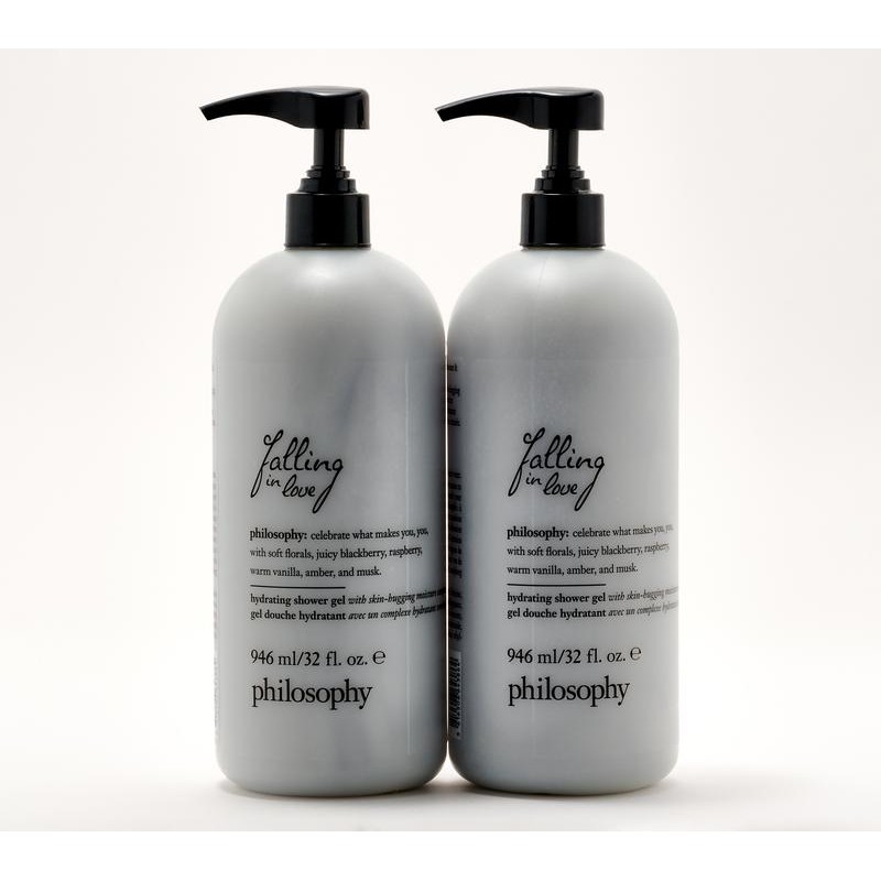 philosophy supersize grace & love shower gel 32oz duo:_pure grace