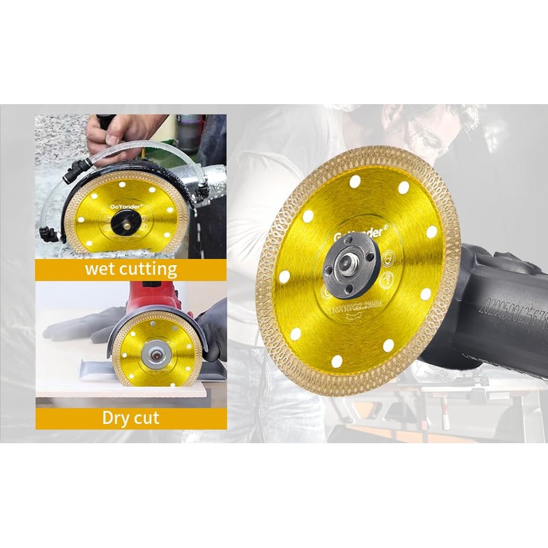 GoYonder 4.5 Inch Tile Blade, Super Thin Diamond Saw Blade