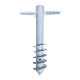 UV-Blocker Heavy Duty Beach Umbrella Anchor, Sand Umbrella Holder with 5 Spiral Screw Sand Anchor Stand Safe for Strong Winds