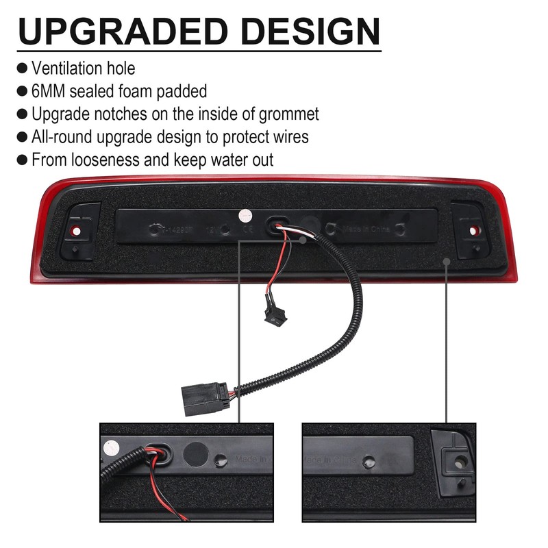 Mynoway LED 3rd Brake Light Compatible with Ram 1500 2500