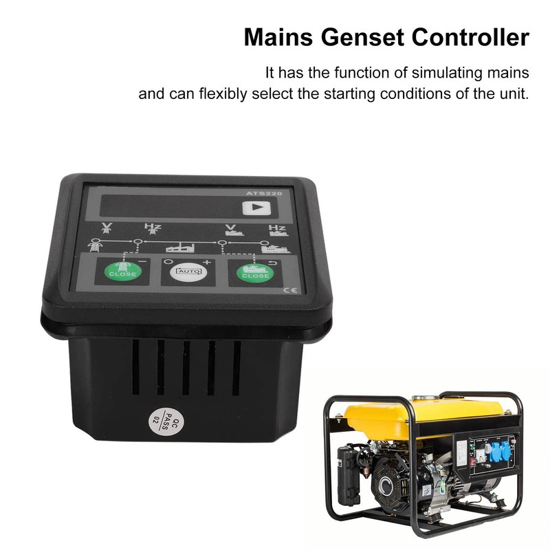 Gonetre ATS Controller Genset Control Module Electrical Accessory Ats220 Ac30-300v
