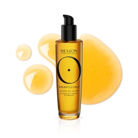 REVLON PROFESSIONAL Orofluido Argan Oil Elixir, 85 ml, Nourishing Leave in Hair Care with Argan Oil, Smoothing Hair Oil for Smooth, Shiny Hair, with Anti Frizz, Vegan