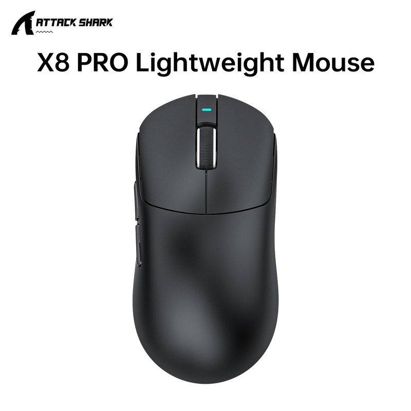 ATTACK SHARK X8Pro 8K Mouse with Grip Tape for Large
