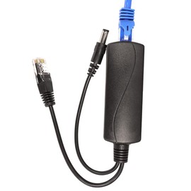 JacobsParts 48V to 12V 2A PoE Splitter Adapter IEEE 802.3af Compliant for Surveillance Security Camera, VoIP Phone, WAP, IP Cameras, Wireless AP