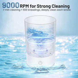 Rechargeable Electric Makeup Brush Cleaner Machine, Automatic Make Up Brushes Cleanser, Portable Beauty Cosmetic Cleaners and Dryers, Washer Set, New Makebrush Cleaning Tool, Brushcleaner Blender Kit