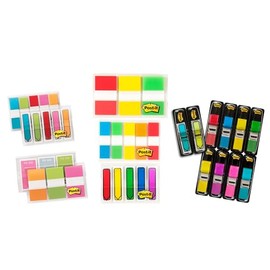 Post-it - Paquete económico de banderas y pestañas definitivo para negocios y estudio, 956 banderas para organización (683-AVP-SIOC)
