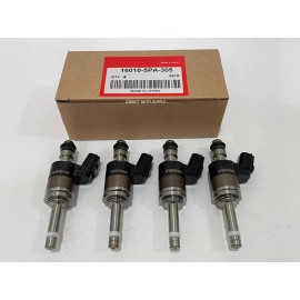 OEM 4 NEW OEM FUEL INJECTORS 16010-5PA-305 FOR ACCORD CR-V CIVIC 1.5L TURBO