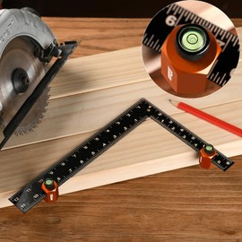 BOXmime Stair Gauges for Framing Square Metal/Wood Fabrication Layout Attachment Jig Set