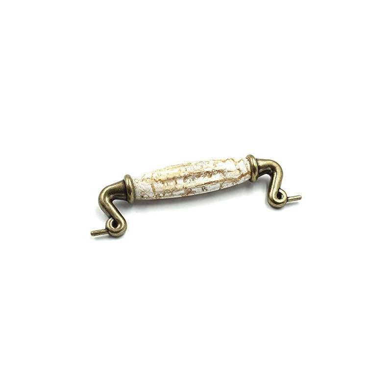 LC LICTOP 115mm/4.53" Kitchen Cabinet Antique Bronze Ceramic Drop Bail