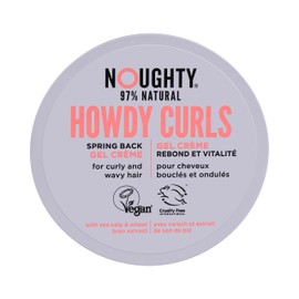 Noughty 97% Natural Howdy Curls Spring Back Gel Creme, Formulated for Curly and Wavy Hair, with Sea Kelp and Wheat Bran Extract 200ml