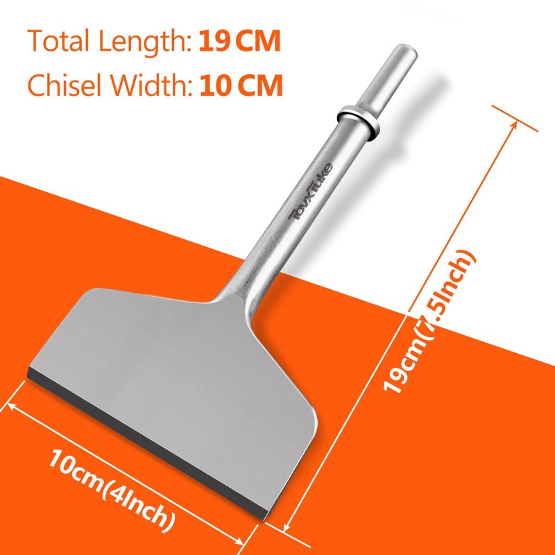 4" x 7.5" Air Hammer Chisel Pneumatic Chisel 0.401 Inch