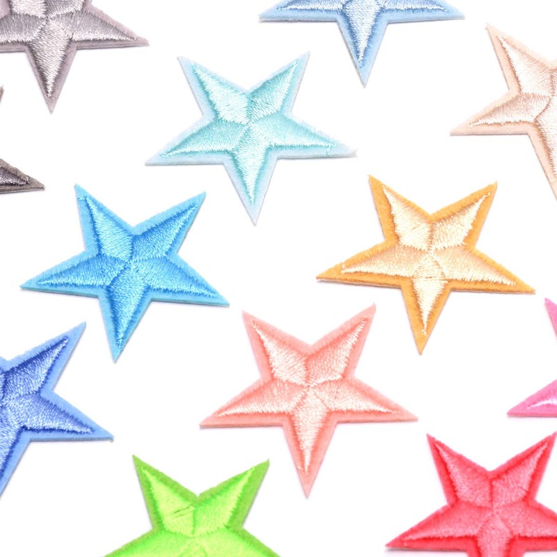 MSCFTFB - 33 parches de 5 estrellas para planchar o